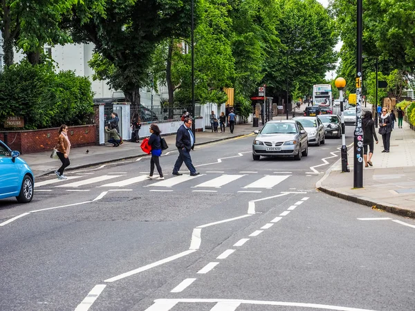 Abbey Road crossing i London (Hdr) — Stockfoto