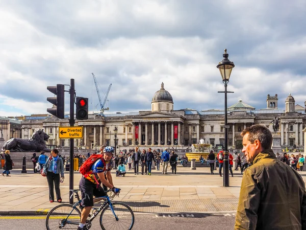 Trafalgar Square in London (HDR) — Stock Photo, Image