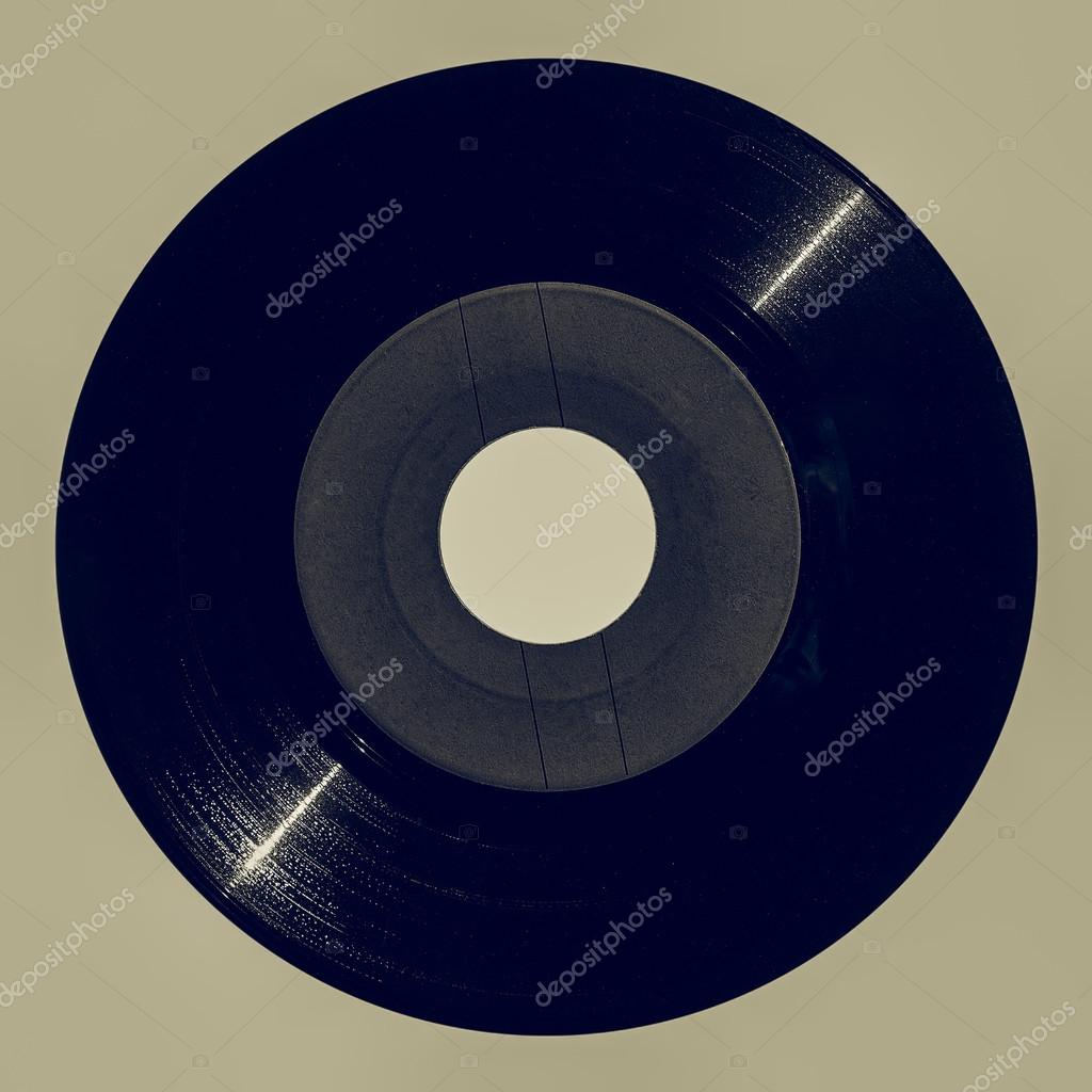 Vinyl Platte Mit Grauem Etikett Stockfoto C Claudiodivizia