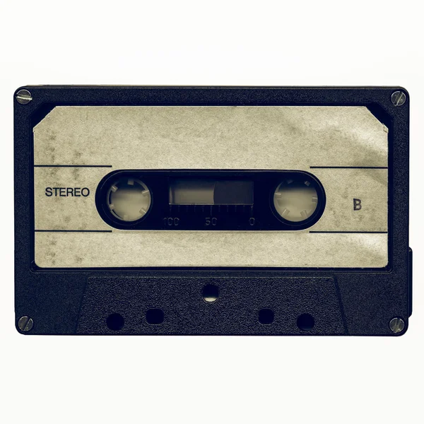 Vintage aussehende Tonbandkassette — Stockfoto