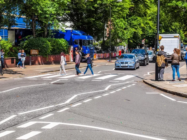 Abbey Road Londra İngiltere (Hdr) — Stok fotoğraf