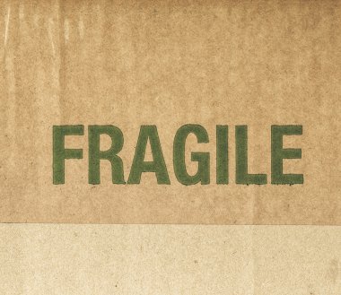 Fragile seyir vintage karton oluklu