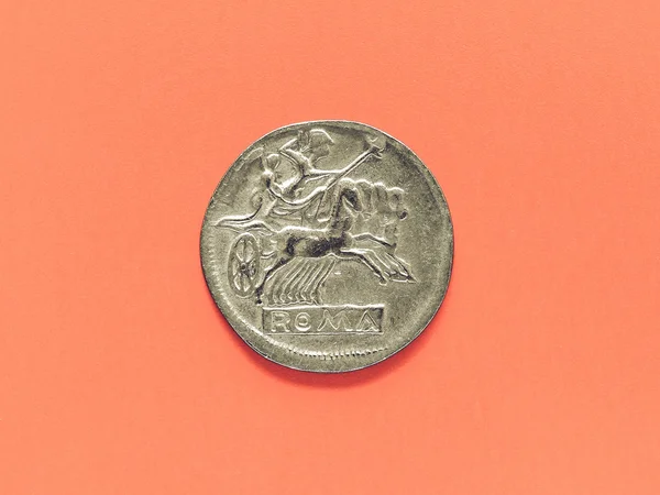 Vintage ókori római érme — Stock Fotó