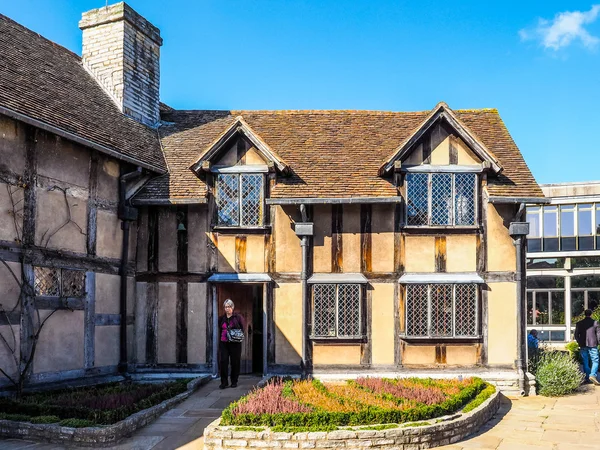 Lugar de nacimiento de Shakespeare en Stratford upon Avon (HDR ) — Foto de Stock