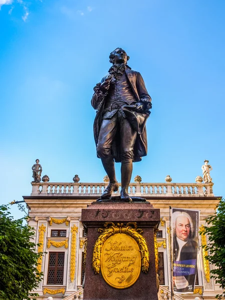 Goethe Denkmal Leipzig (HDR) ) — Photo