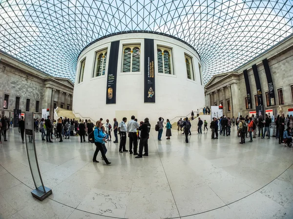 Velký dvůr v Britském muzeu v Londýně (Hdr) — Stock fotografie