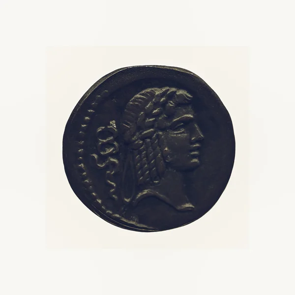 Ročník mince, samostatný — Stock fotografie