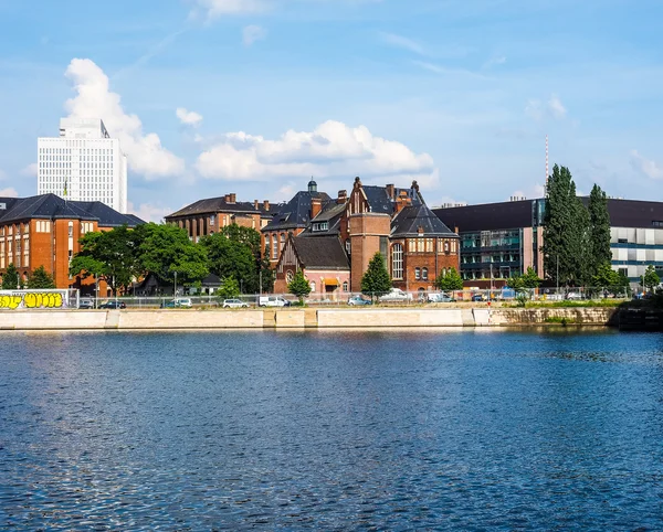 Rzeki Szprewy w Berlinie (Hdr) — Zdjęcie stockowe