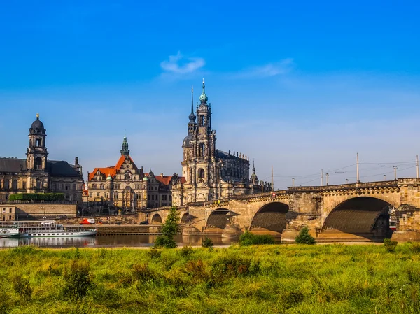 Dresden hofkirche (hdr)) — Stockfoto