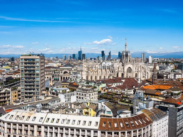 Luftaufnahme von Mailand, Italien (hdr) — Stockfoto