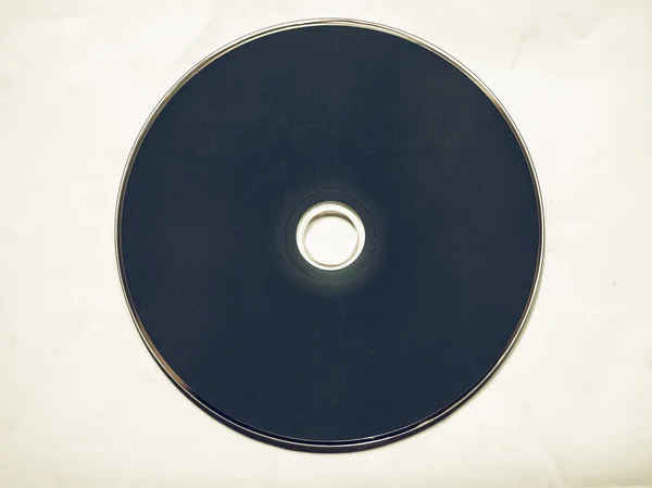 Vintage patrząc CD lub DVD — Zdjęcie stockowe
