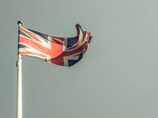 Vintage op zoek Verenigd Koninkrijk vlag — Stockfoto