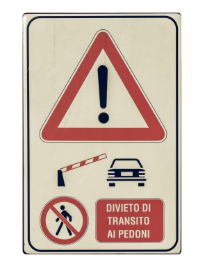 Vintage görünümlü bir işaret