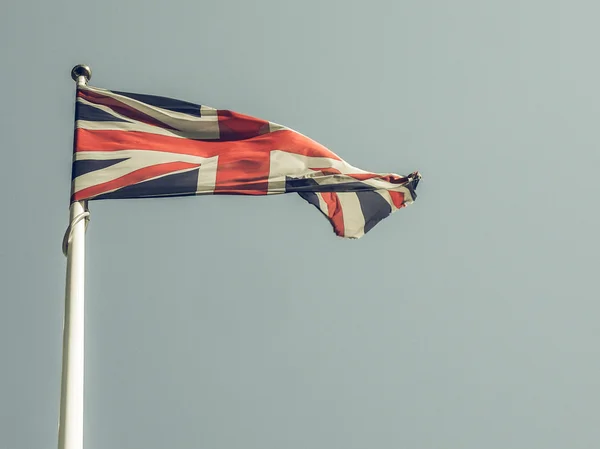 Vintage buscando bandera del Reino Unido —  Fotos de Stock