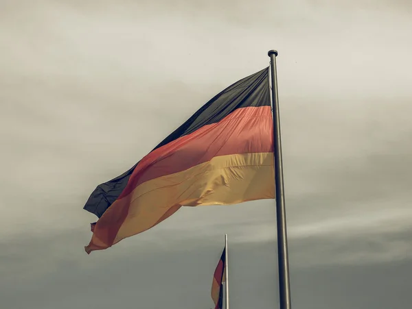 Klasik görünümlü Alman bayrağı — Stok fotoğraf