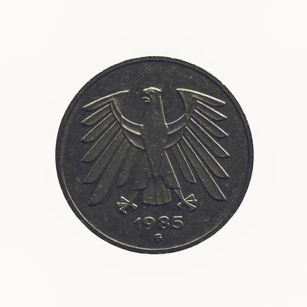 Vintage Coin isolerade — Stockfoto