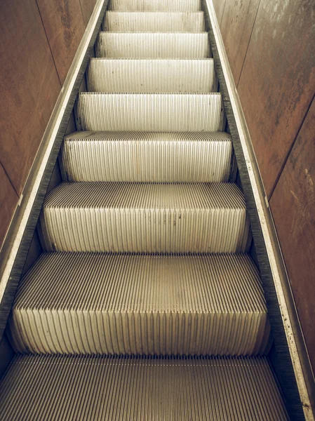 Vintage looking Escalator — Stock Photo, Image