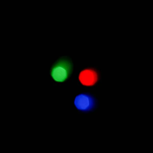 Led Floues Rouges Vertes Bleues Diode Électroluminescente — Photo
