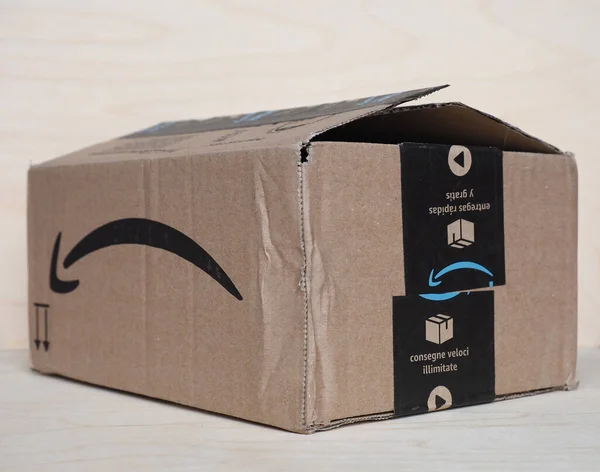 Seattle Usa Circa December 2020 Amazon Paket — Stockfoto