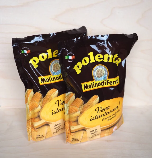 Treviso Italien Circa December 2020 Molino Ferro Polenta — Stockfoto