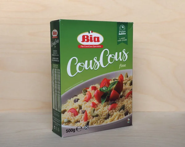 Ferrara Italië Circa December 2020 Bia Couscous Packet — Stockfoto