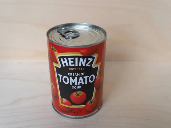 Pittsburgh Eua Circa Dezembro 2020 Lata Creme Heinz Sopa Tomate — Fotografia de Stock