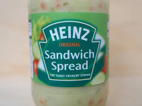 Pittsburgh Usa Circa December Ember 2020 Jar Heinz Sandwich Spread — 图库照片