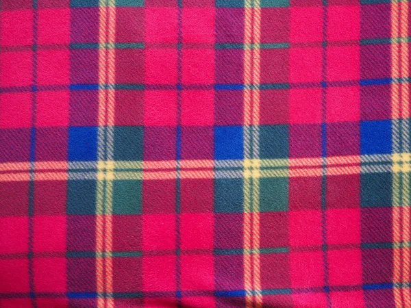 Red Green Blue Yellow Tartan Texture Useful Background — Stock Photo, Image