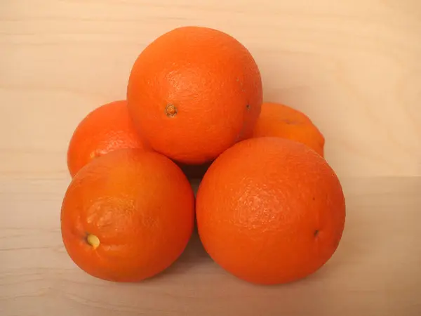 Sladké Pomerančové Vegetariánské Ovoce Vědecký Název Citrus Sinensis — Stock fotografie