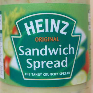 POSBURGH, ABD - ÇİRKA Aralık 2020: Heinz sandviçi kavanozu