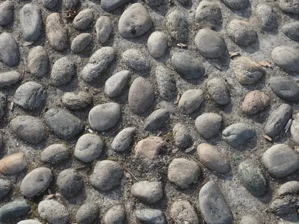 Grey Stone Pebbles Texture Useful Background — Stock Photo, Image