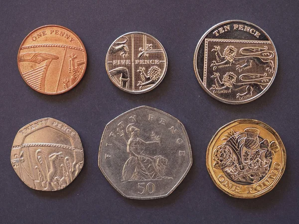Monnaie Sterling Gbp Monnaie Royaume Uni — Photo