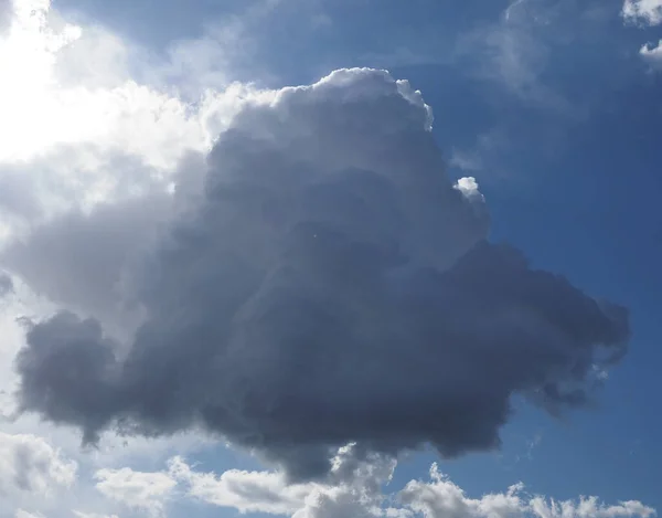 Viharos Felhők Hasznos Mint Egy Háttér — Stock Fotó