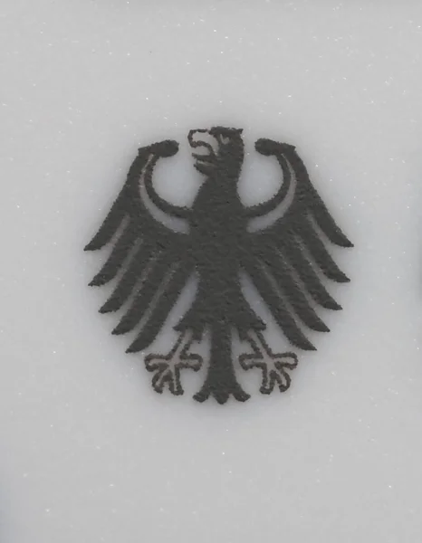 2021年4月 Circa 德国联邦老鹰 Bundesadler 德国国徽上的联邦老鹰 — 图库照片