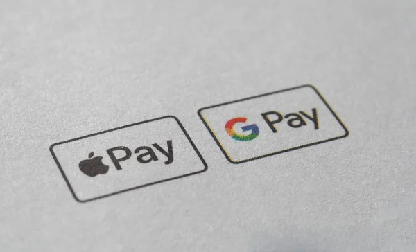 Palo Alto Сша Circa April 2021 Google Pay Apple Pay — стокове фото