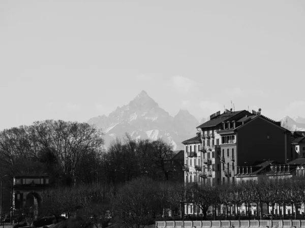 Monviso Auch Bekannt Als Monte Viso Gebirgszug Der Alpen Von — Stockfoto
