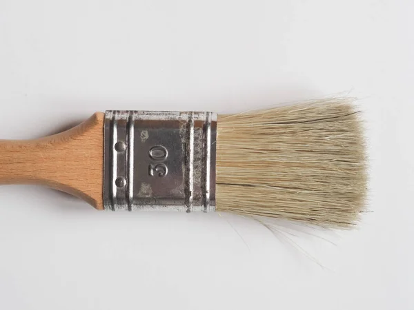 Paint Brush Size White — Stock Photo, Image