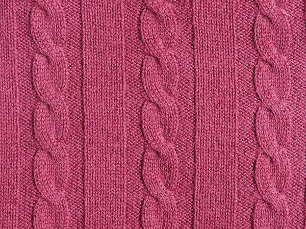 Textura Lana Roja Púrpura Útil Como Fondo —  Fotos de Stock