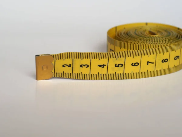 Measuring Tape Flexible Ruler Ribbon Tailoring Metric Units — Stock Photo, Image