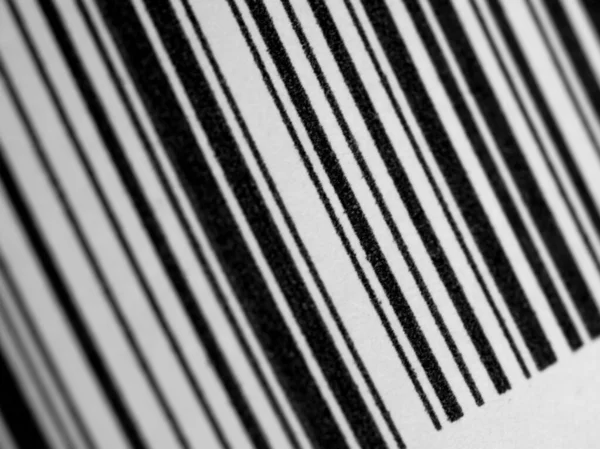 Detail Bar Code Label Product Identification — Stock Photo, Image