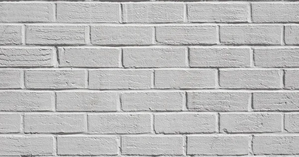 Brede Witte Baksteen Textuur Nuttig Als Achtergrond — Stockfoto
