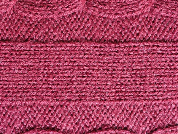 Purple Red Wool Texture Useful Background — Stock Photo, Image