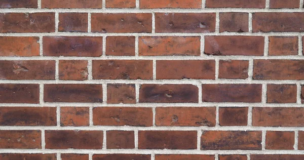 Wide Red Brick Wall Useful Background — Stock Photo, Image