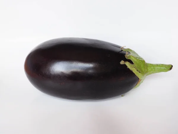 Aubergine Nom Scientifique Solanum Melongena Aka Aubergine Melongène Oeuf Jardin — Photo