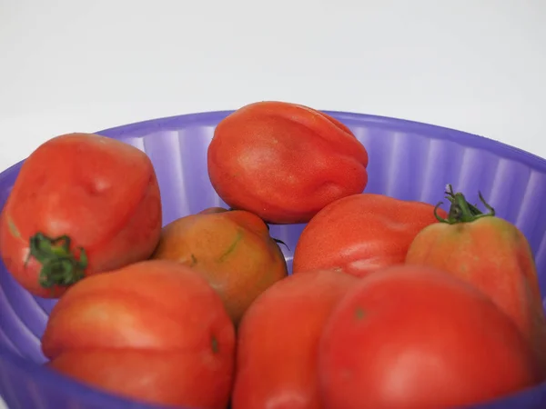 Tomates Nom Scientifique Solanum Lycopersicum Légumes Nourriture Végétarienne — Photo