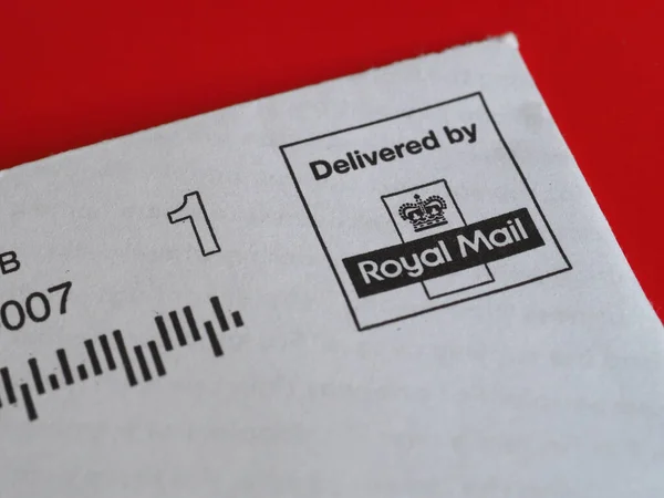 Londres Reino Unido Circa May 2021 Entregado Por Royal Mail — Foto de Stock