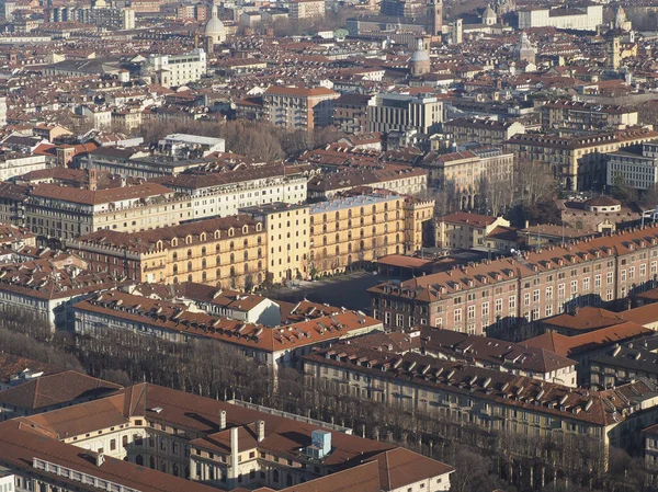 Vista Aérea Ciudad Turín Italia —  Fotos de Stock