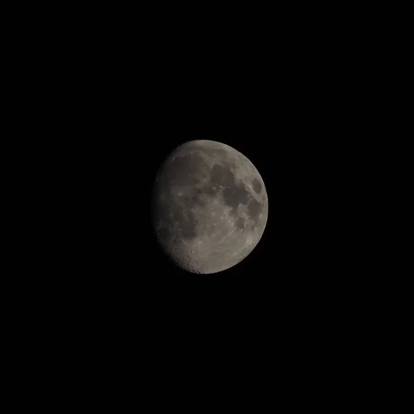 Waxing Gibbous Moon Seen Planet Earth — Stock Photo, Image