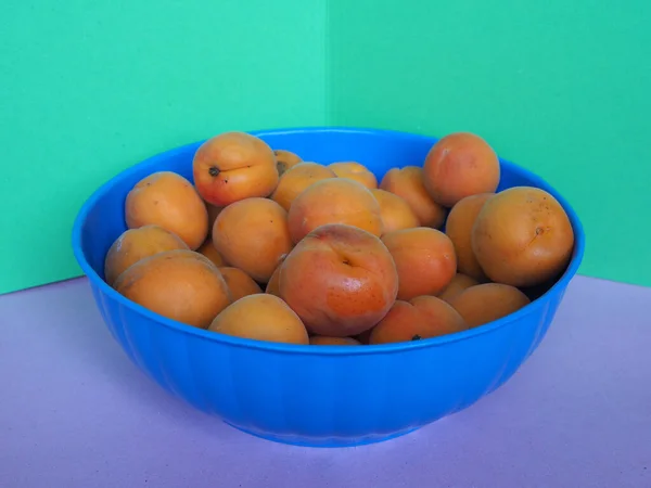 Orange Aprikose Wissenschaftlicher Name Prunus Armeniaca Vegetarische Fruchtnahrung — Stockfoto