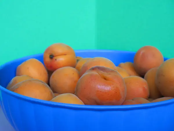 Orange Aprikose Wissenschaftlicher Name Prunus Armeniaca Vegetarische Fruchtnahrung — Stockfoto